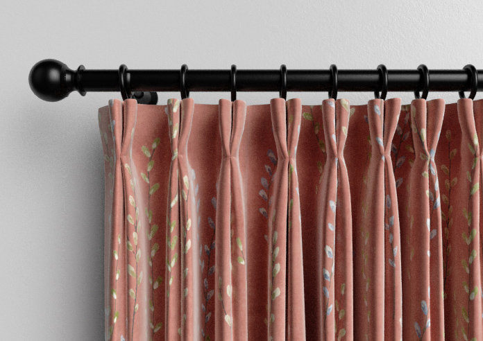 Willow Field, French Coral - Made to Measure Curtains - Image 10